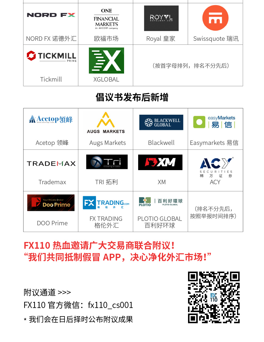 FX110发布《联合抵制假冒APP倡议书》专题内容第6部分