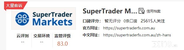 【音频】客诉密集！多位汇友控诉SuperTrader Markets无法出金！