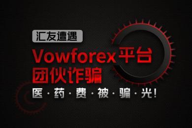 汇友遭遇Vowforex平台团伙诈骗,医药费被骗光! 汇友遭遇Vowforex平台团伙诈骗,医药费被骗光!