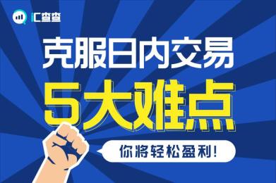 【汇查查】克服日内交易5大难点,你将轻松盈利! 【汇查查】克服日内交易5大难点,你将轻松盈利!
