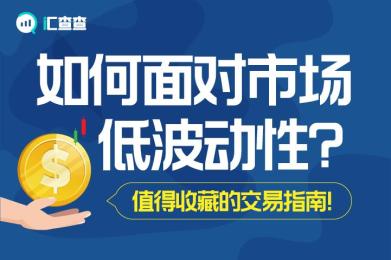 【汇查查】如何面对市场低波动性?值得收藏的交易指南! 【汇查查】如何面对市场低波动性?值得收藏的交易指南!