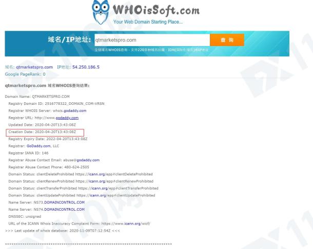 域名调查结果