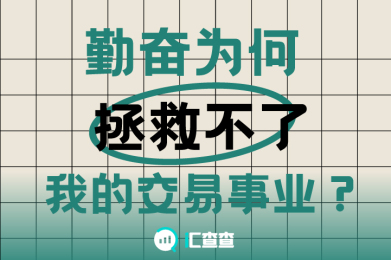 【汇查查】勤奋为何拯救不了我的交易事业? 【汇查查】勤奋为何拯救不了我的交易事业?