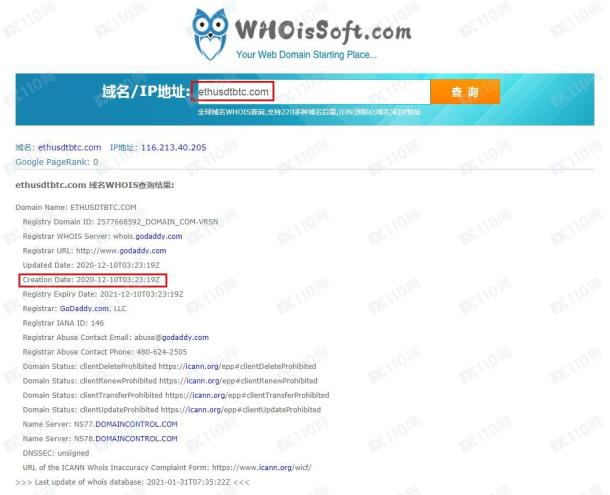 域名调查结果