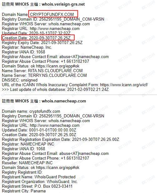 域名调查结果