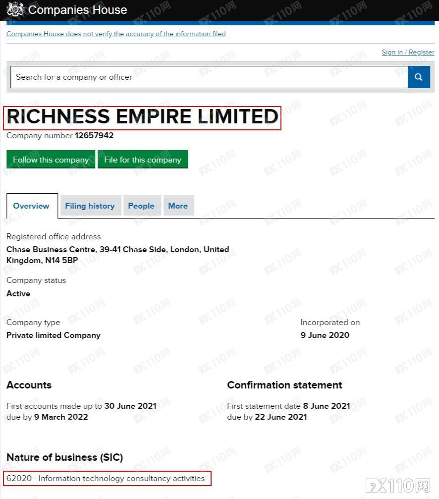 骗红了眼的Richness Empire第五次改名！FX110两个月前已预警！