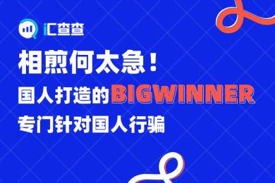 【汇查查曝光】相煎何太急!国人打造的Bigwinner专门针对国人行骗 【汇查查曝光】相煎何太急!国人打造的Bigwinner专门针对国人行骗