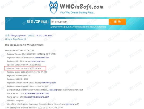 域名调查结果