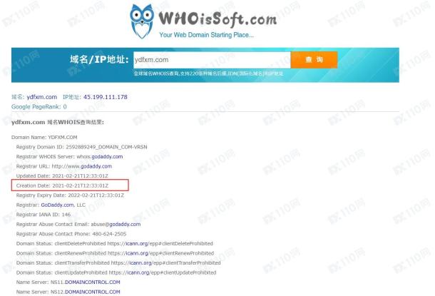 域名调查结果