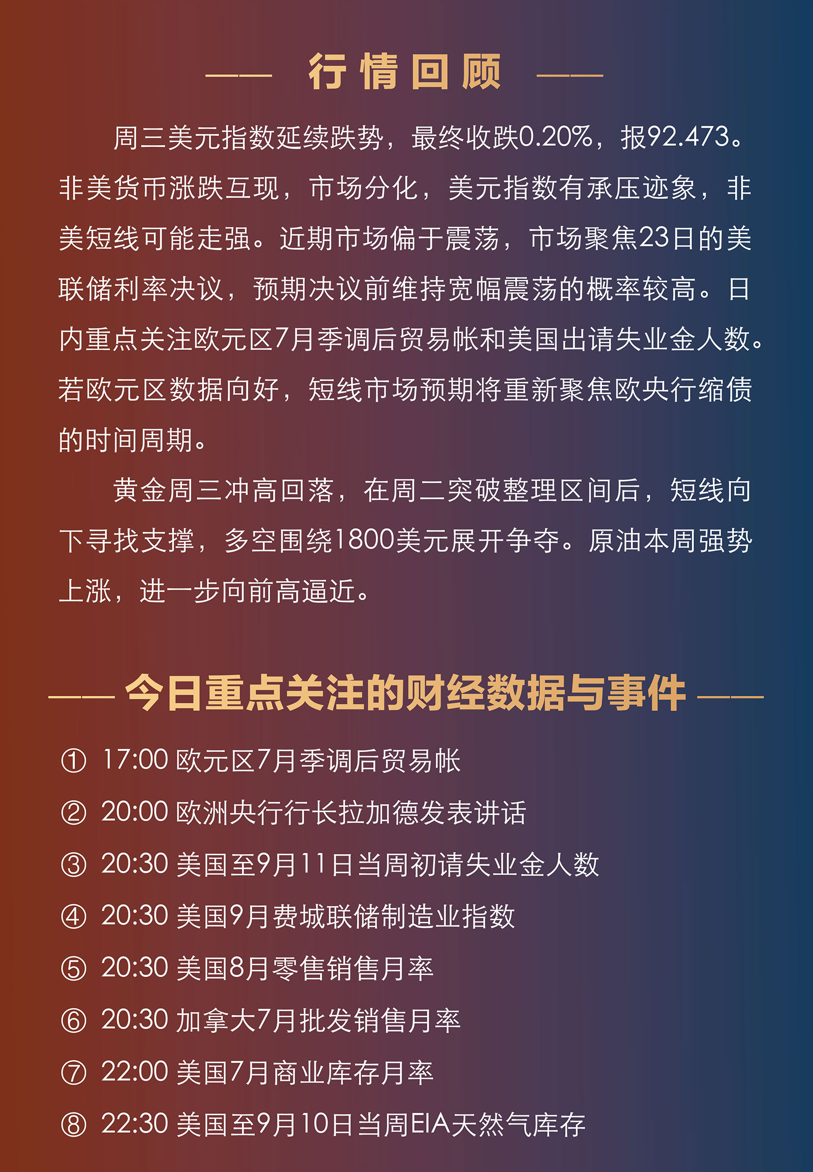 9.16AMMARKETS分析报告（美元震荡，黄金调整，原油一飞冲天）_02.jpg