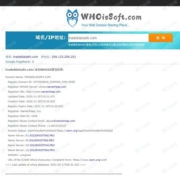 域名调查结果