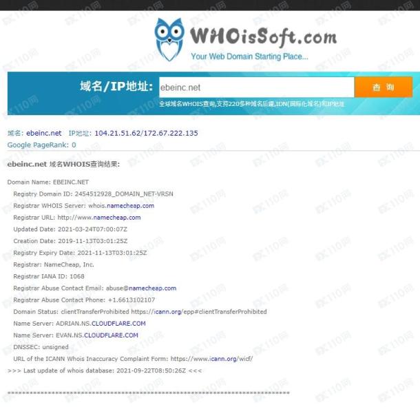 域名调查结果