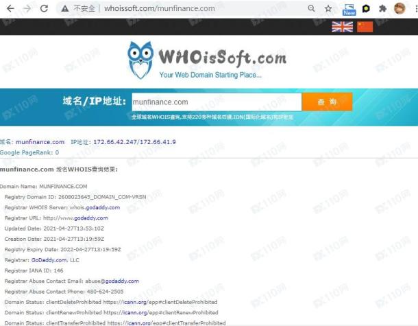 域名调查结果