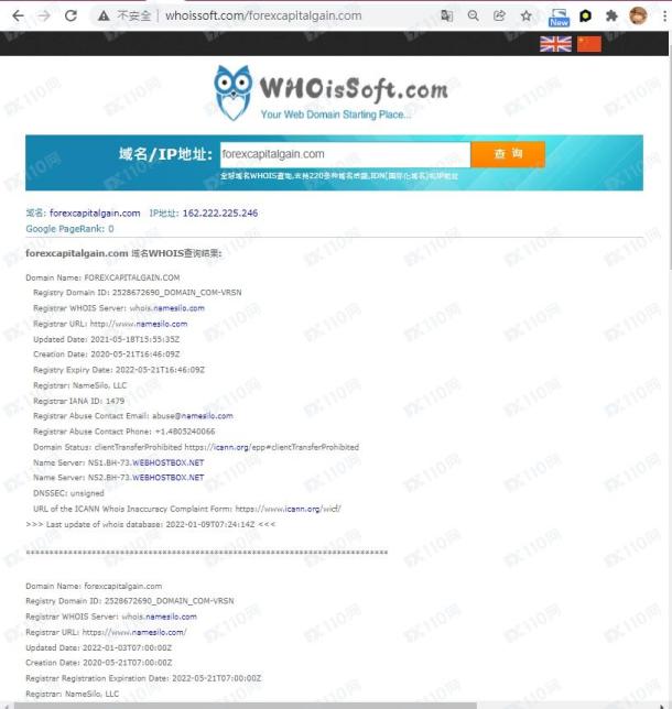 域名调查结果