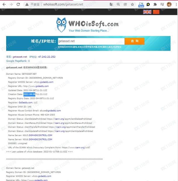 域名调查结果