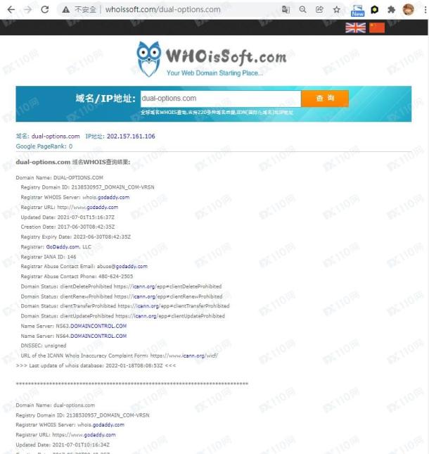 域名调查结果