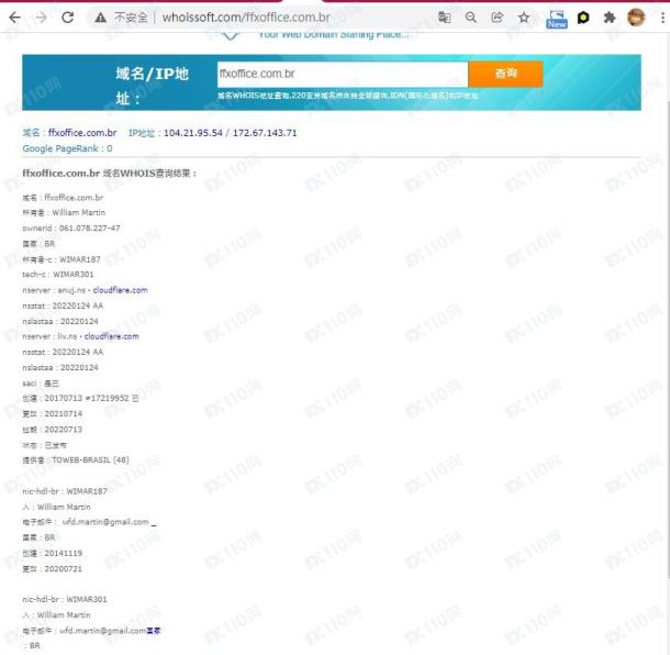 域名调查结果