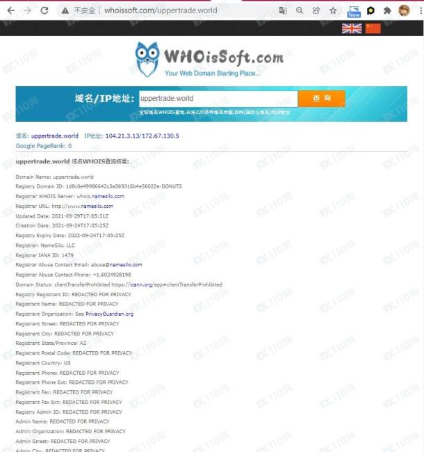 域名调查结果