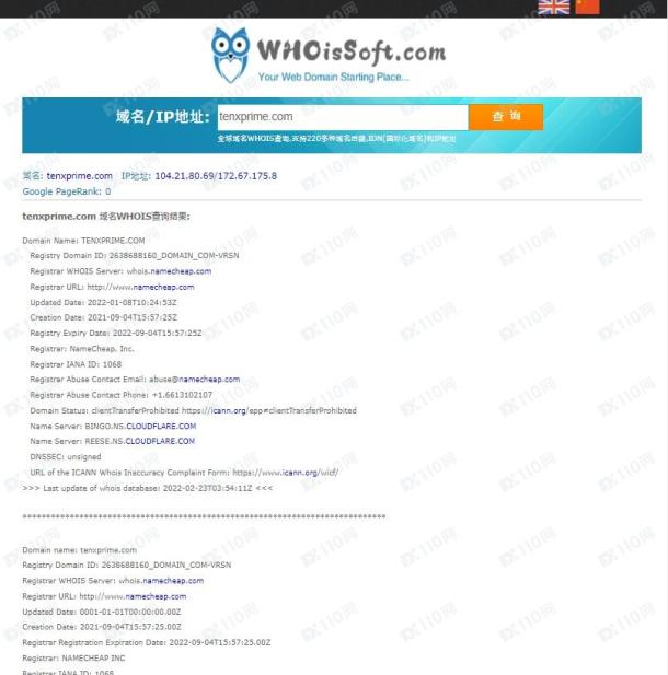 域名调查结果