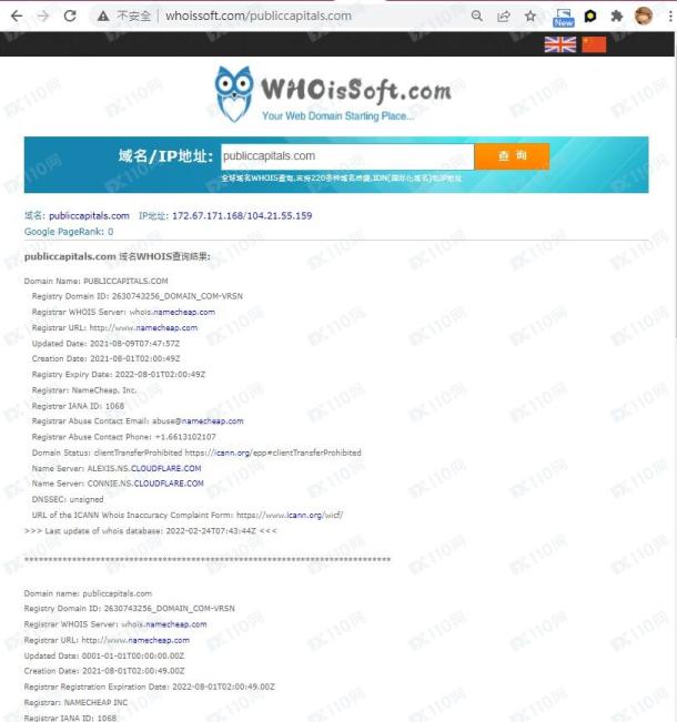 域名调查结果