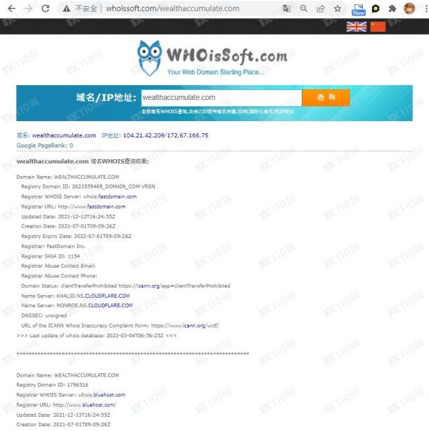 域名调查结果