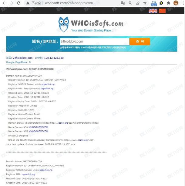 域名调查结果