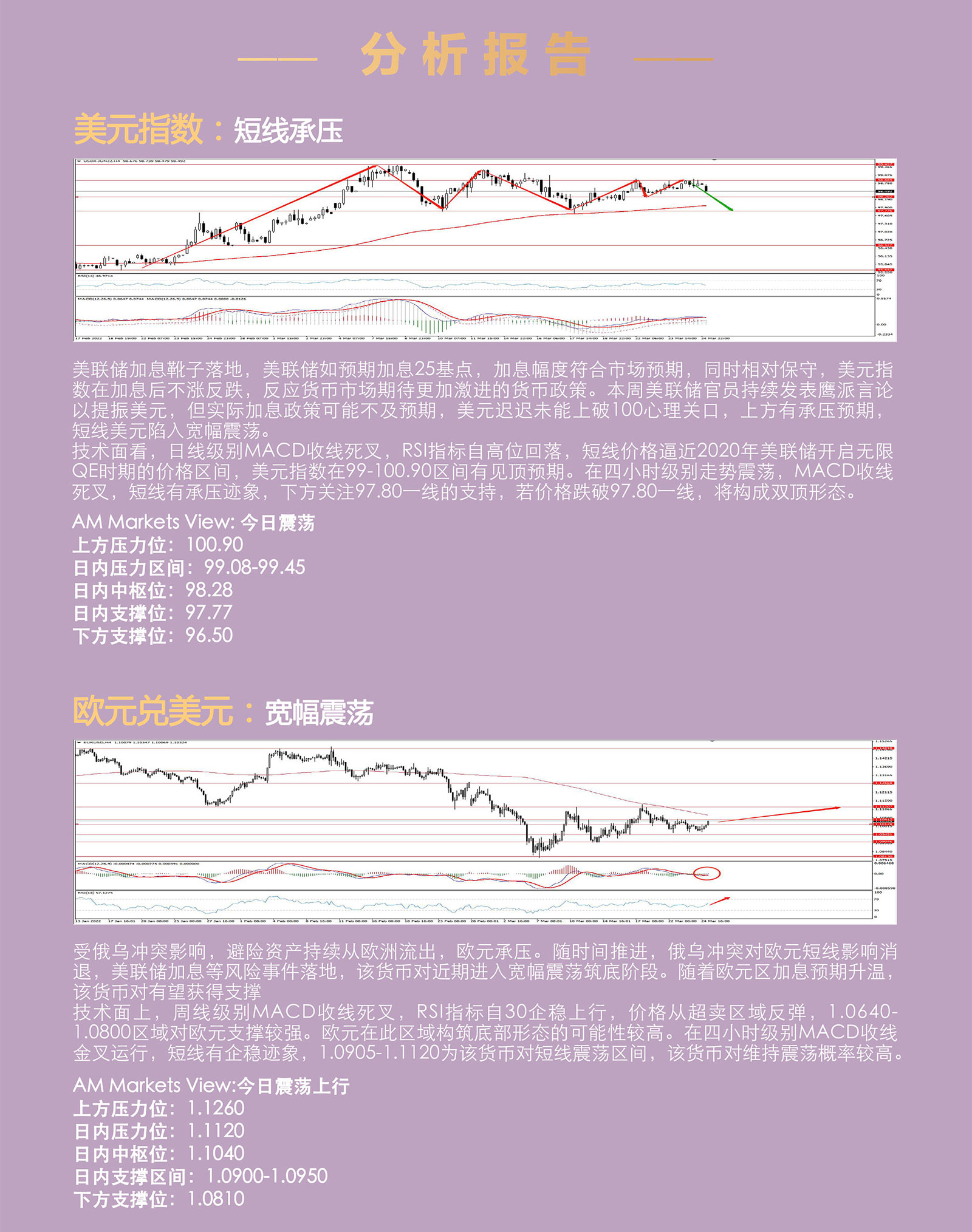 3.25AMMARKETS分析报告（欧元加息预期升温，带领非美反弹）_03.jpg