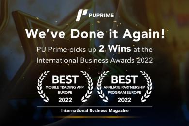 PU Prime再次在International Business Awards上荣获 "欧洲最佳移动端交易App” 及 “欧洲最佳合作伙伴计划” PU Prime再次在International Business Awards上荣获 "欧洲最佳移动端交易App” 及 “欧洲最佳合作伙伴计划”