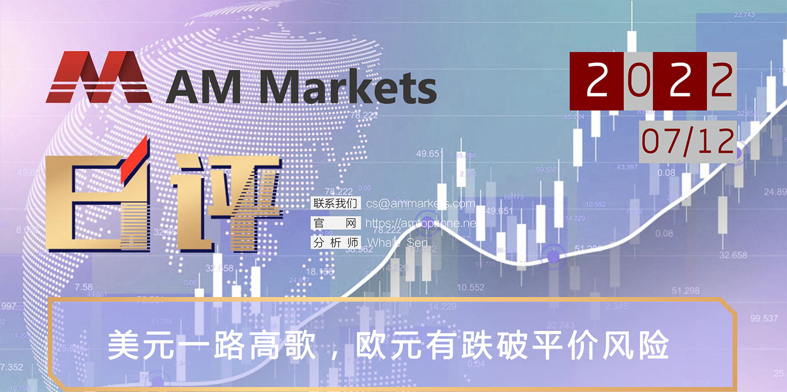 7.12AMMARKETS分析报告（美元一路高歌，欧元有跌破平价风险）_01.jpg