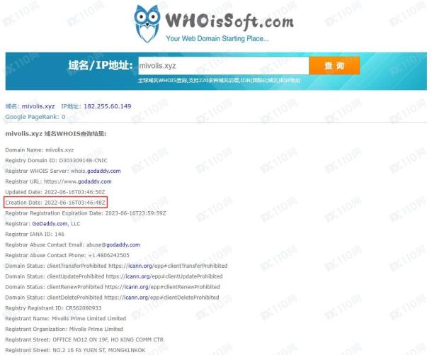 域名调查结果