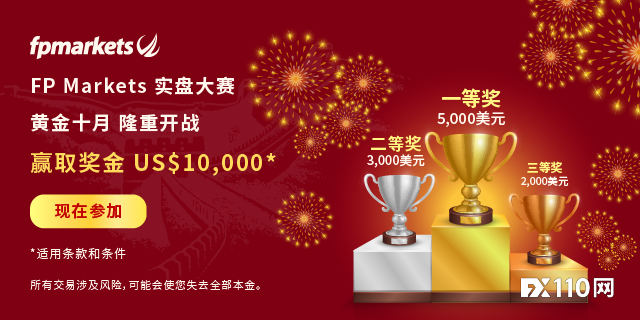 仅限十月！参加FP Markets澳福实盘大赛，赢取10000美元奖金！