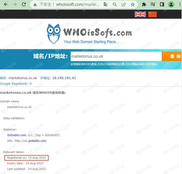 域名调查结果