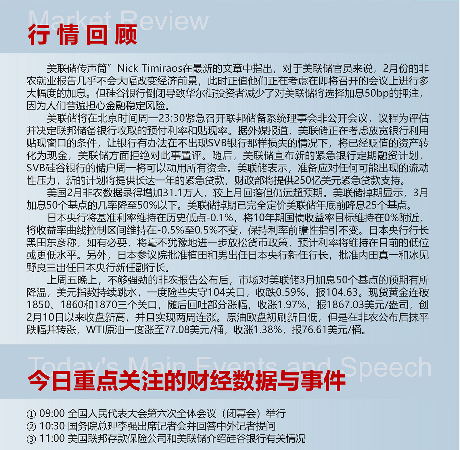 3.13AMMARKETS分析报告（SVB事件降低美元加息预期，非美受到提振）_02.jpg