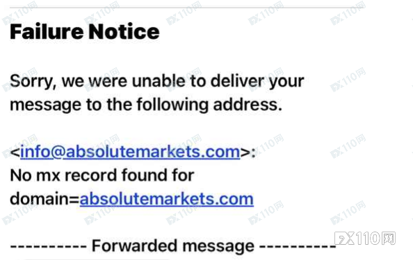 FX110Network:Absolute MarketsRunaway, website shutdown, complete loss of connection565 / author:justpen / PostsID:1717377