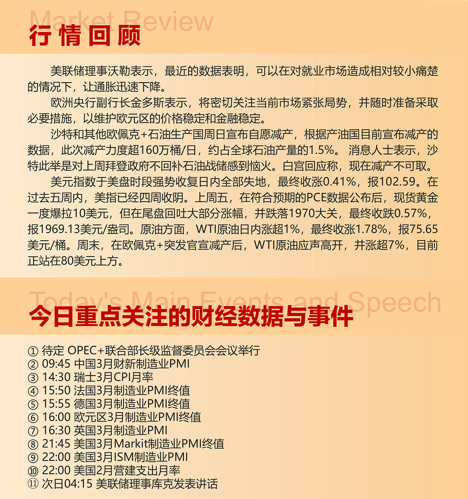 4.3AMMARKETS分析报告（美指周线五连阴，黄金下破1970，原油开盘暴涨7%）_02.jpg