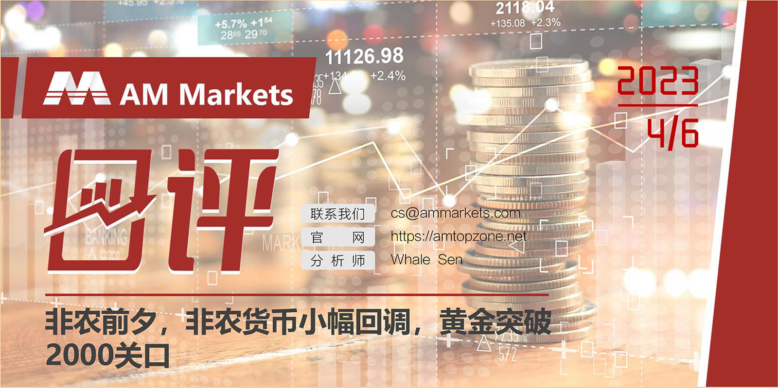 4.6AMMARKETS分析报告（非农前夕，非农货币小幅回调，黄金突破2000关口）_01.jpg