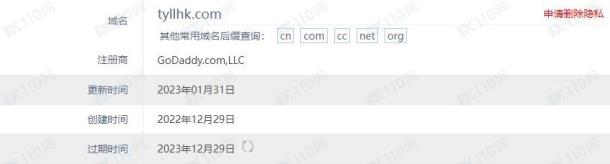域名调查结果