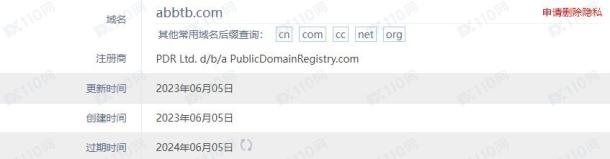 域名调查结果