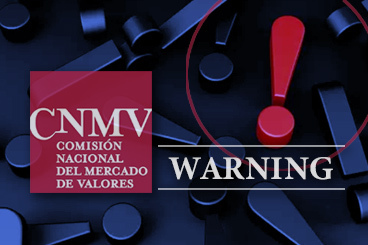 西班牙CNMV 对5家未经授权的外汇交易商发出警告