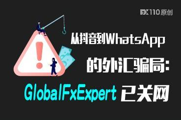 从抖音到WhatsApp的外汇投资骗局：平台GlobalFxExpert已关网