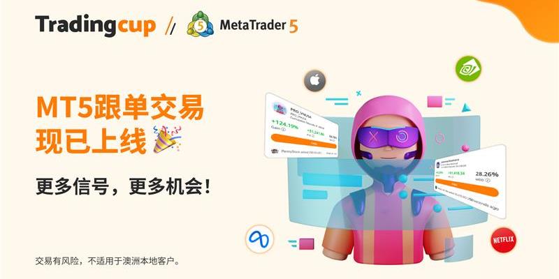 【ACY证券】Tradingcup跟单交易服务现已兼容MT5平台