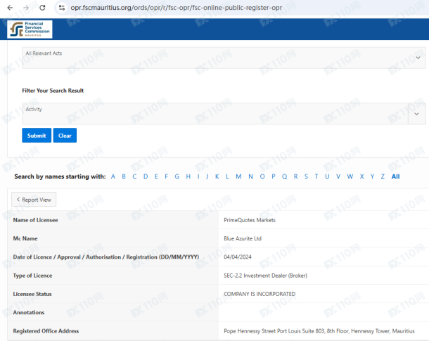 监管调查结果