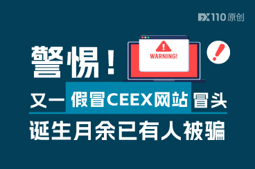 警惕！又一假冒CEEX网站冒头，诞生月余已有人被骗