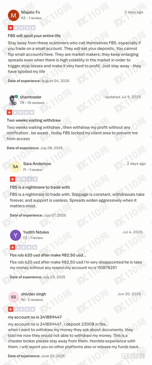 每次提现被拒的解释还不一样？FBS被曝“戏耍客户”