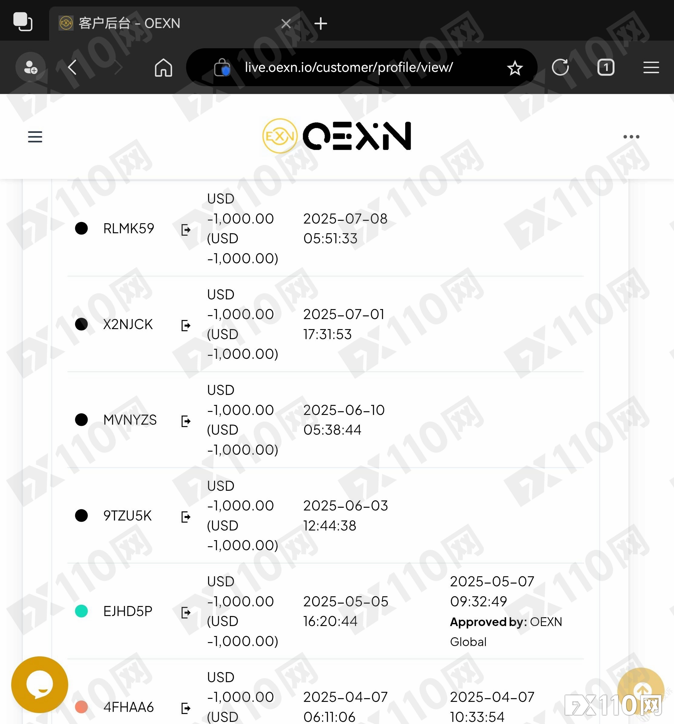 出尔反尔信用何存？OEXN平台分期兑付承诺成空文