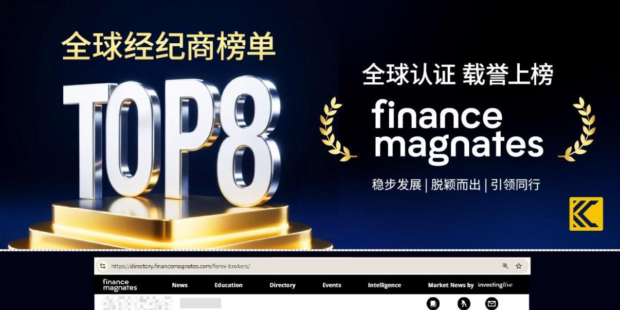 KCM Trade荣登Finance Magnates全球经纪商榜单首八位