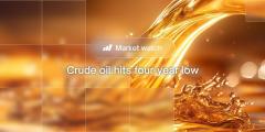 原油跌至四年新低