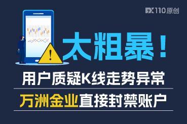 太粗暴！用户质疑K线走势异常，万洲金业直接封禁账户
