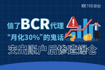信了BCR代理“月化30%”的鬼话 交出账户后惨遭爆仓