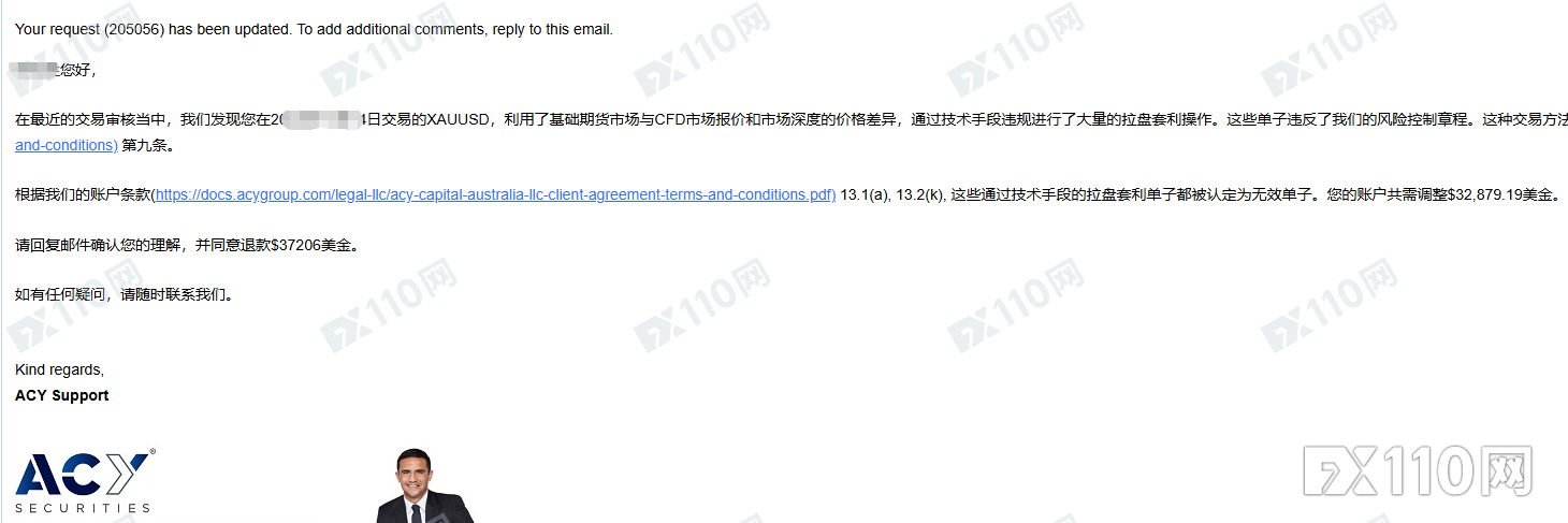 从协商扣款到强制归零 ACY Securities被指分期吞噬盈利账户